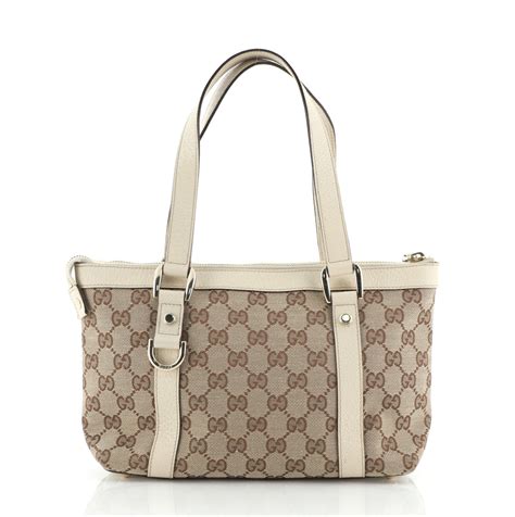 gucci abbey tote brown jacquard|Gucci Livermore Outlet.